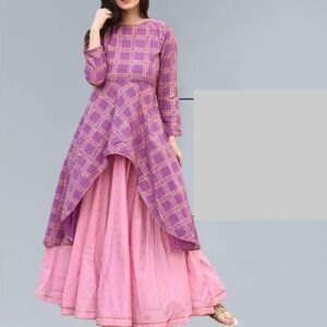 Women's Purple Ethnic Dresses SD-110