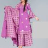 Women’s Purple Ethnic Dresses SD-113